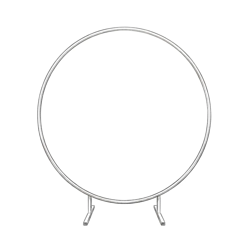 Circle backdrop frame